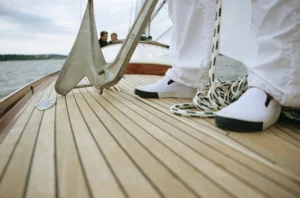 Non-slip boat decking in Seattle, Washington marina